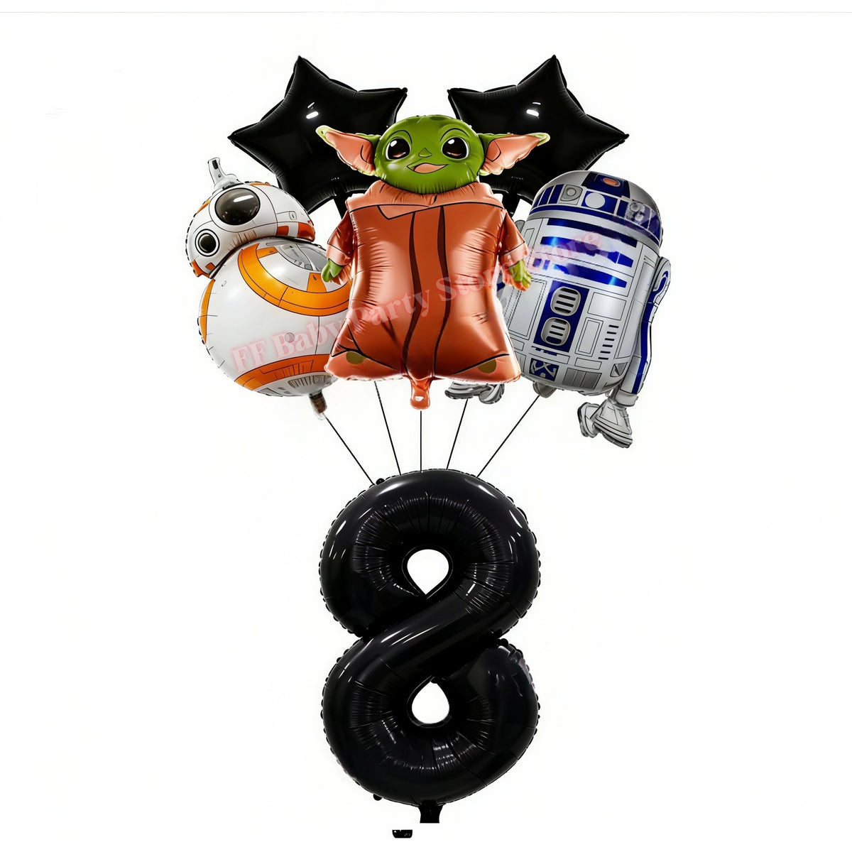 Robot Birthday Party Decorations Set – Balloons, Plates & More