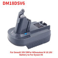 Battery Adapter for Dyson V6 V7 V8 – Makita Dewalt Milwaukee 18V Battery Adapter Babs MWK DW to For Dyson China Mainland