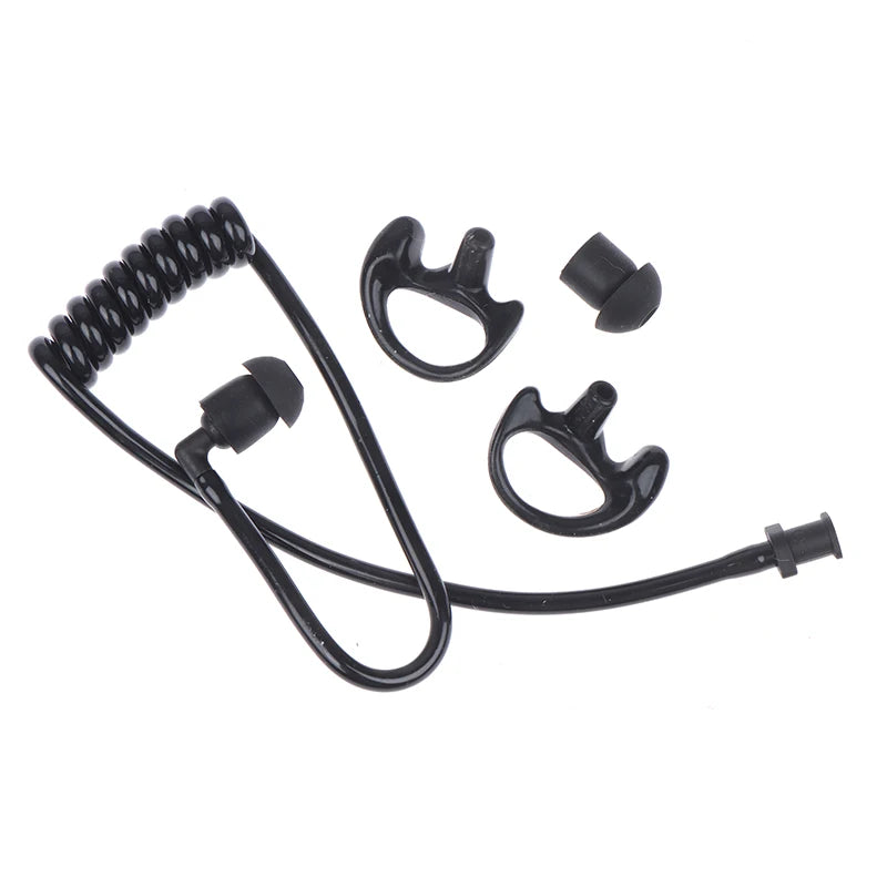 Walkie Talkie Acoustic Tube Earpiece Replacement – Coil & Earmold Radio Earpiece Kit Babs 1pcs