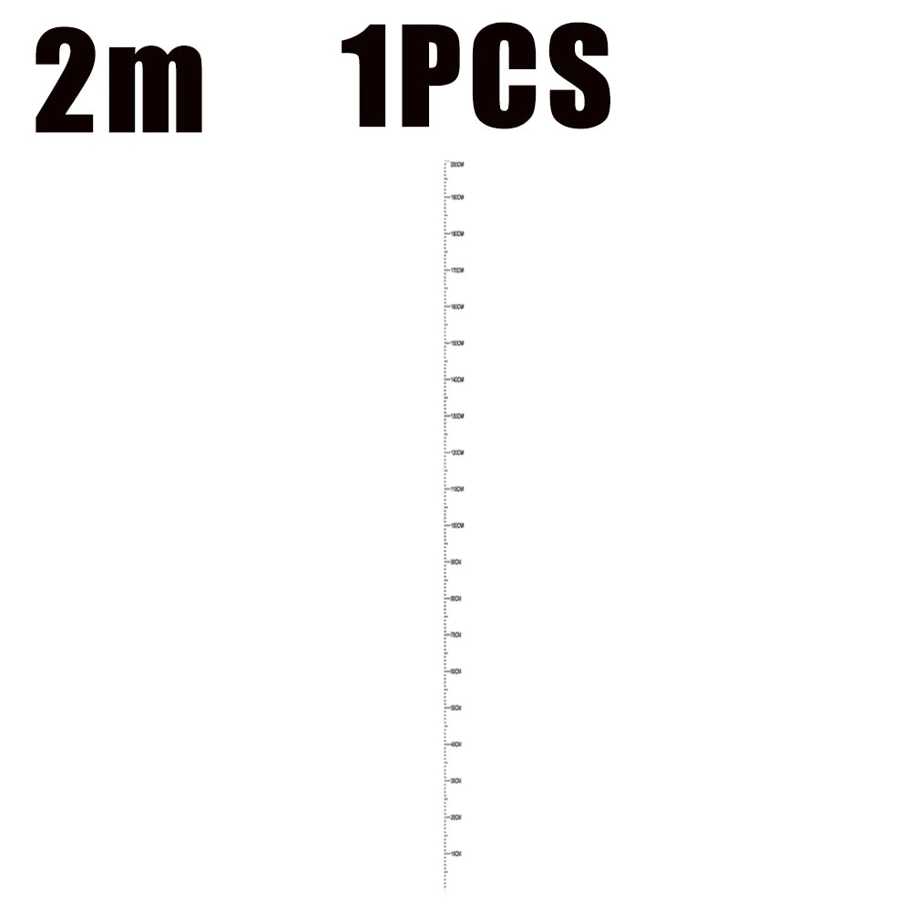2M Kids Height Chart Wall Sticker – Removable & Waterproof Height Chart Sticker Babs Transparent-1PCS