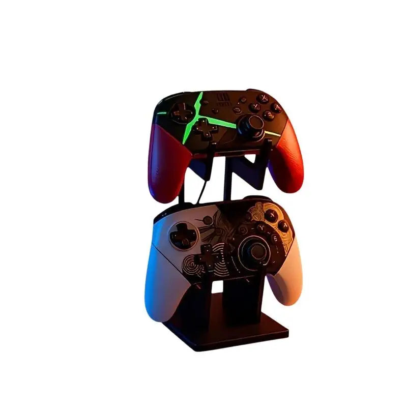 Dual-Layer Game Controller Stand – Desktop & TV Holder Controller Storage Stand Babs