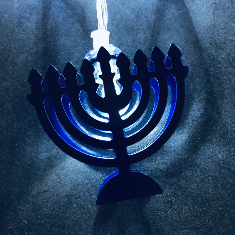 Hanukkah Star of David LED String Lights – 1.65M 10 LED Holiday String Lights Babs