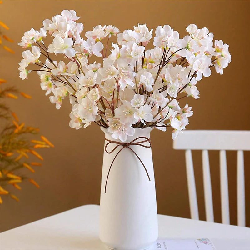 Silk Peach Blossom Artificial Flowers – Spring Wedding & Home Décor Artificial Silk Flowers Babs