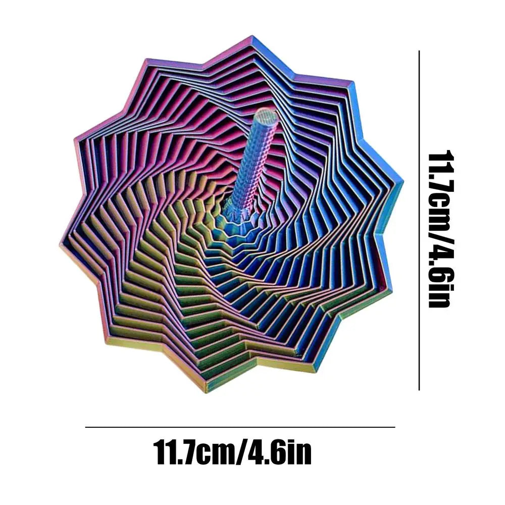 3D Printed Fidget Hexagon Fractal Spiral Sensory Toy for Adults Fidget Sensory Toy Babs A