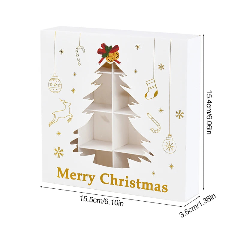 Christmas Candy Cookie Gift Boxes – Holiday Party Favors 1/6 Pcs Holiday Gift Boxes Babs F 1pcs