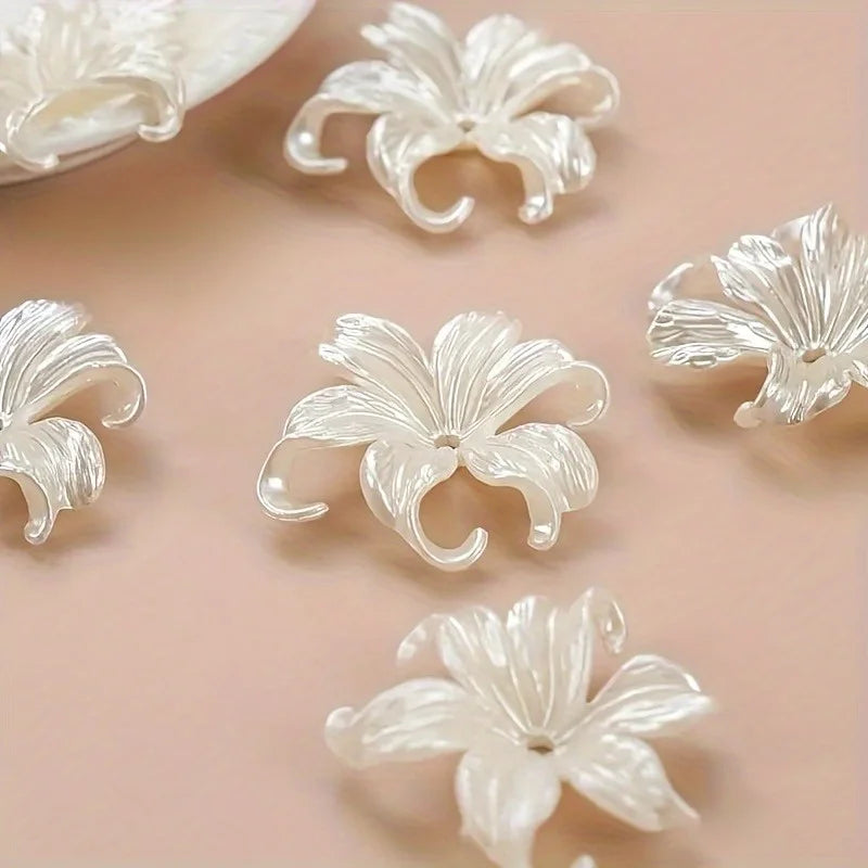 Iris Flower Plastic Beads – DIY Jewelry Making Supplies DIY Jewelry Beads Babs