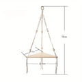 Wood Triangle Corner Floating Wall Shelf – Boho Home Decor Babs 1 tier