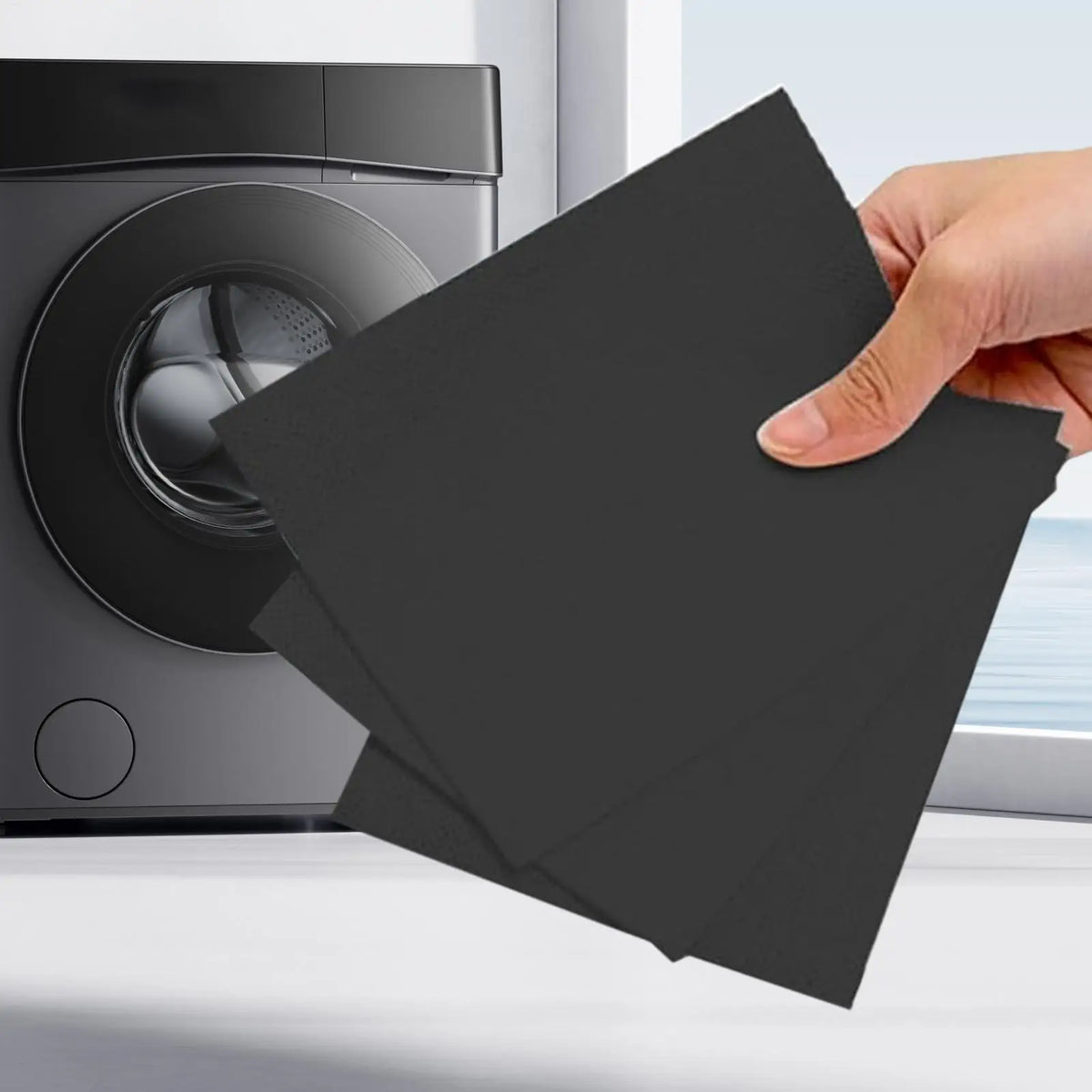 Black Color Enhancer Laundry Sheets – Prevents Fading (10pc) Laundry Color Sheets Babs