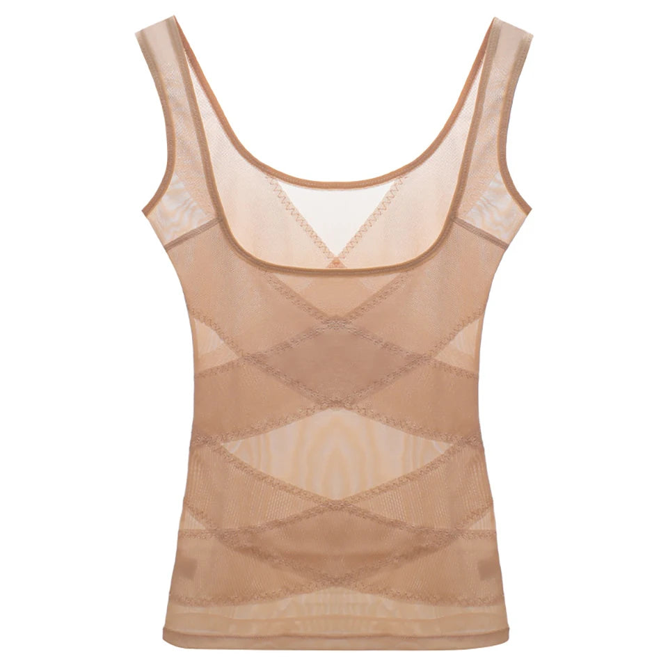 Women's Shapewear Tank Top – Tummy Control Underbust Corset Shapewear Tank Top Babs Beige 4XL