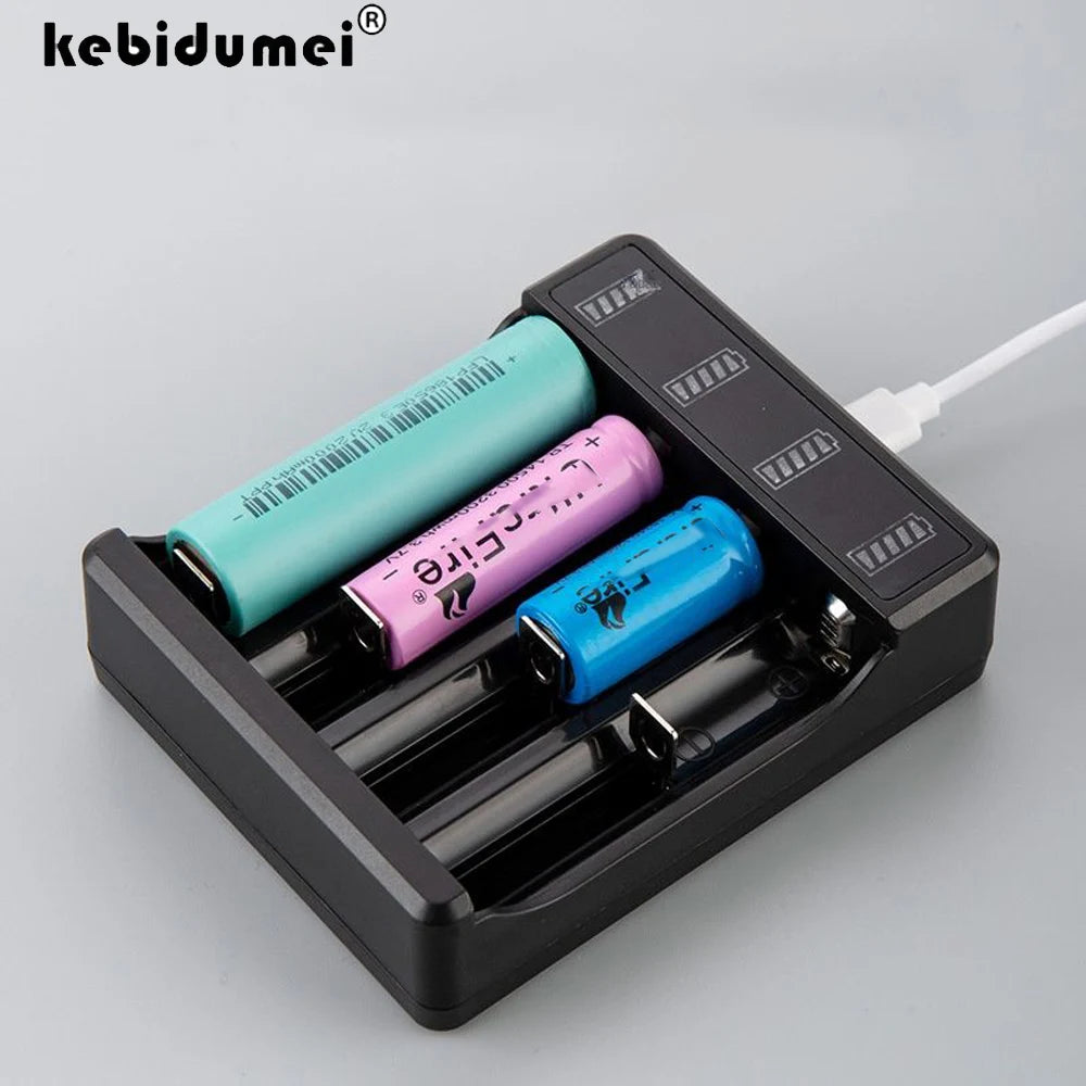 Universal 3.7V Smart Lithium Battery Charger – 18650 & 14500 Battery Charger Babs