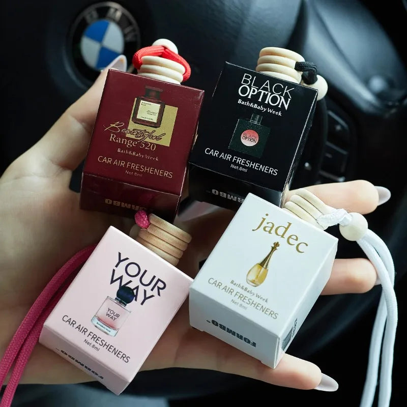 Perfume Bottle Car Air Freshener – Long-Lasting Fragrance Car Air Freshener Babs