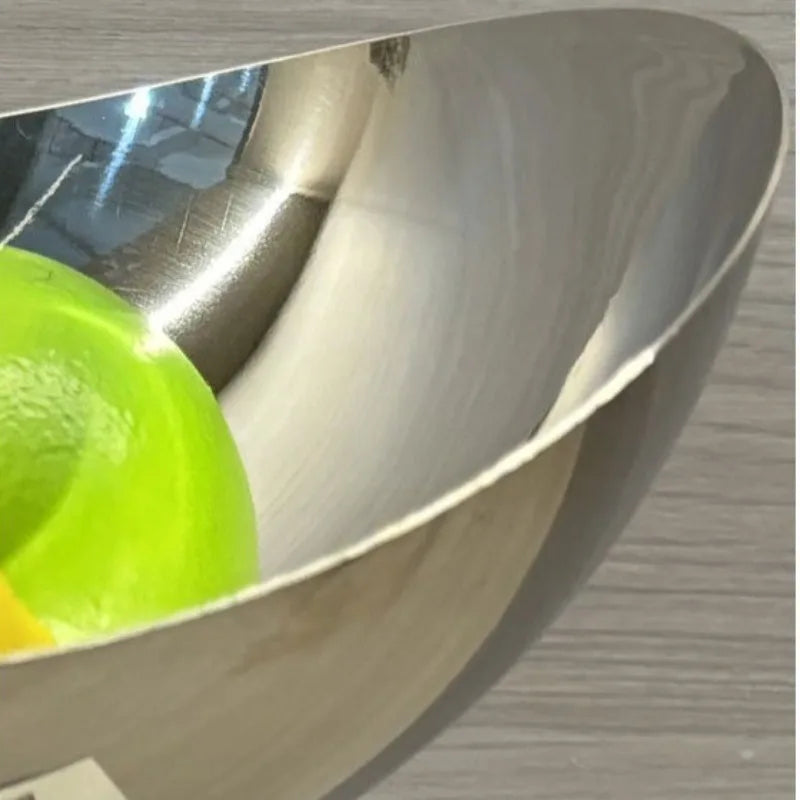 Heart-Shaped Stainless Steel Fruit Bowl – Modern Luxury Tray Decorative Fruit Bowl Babs