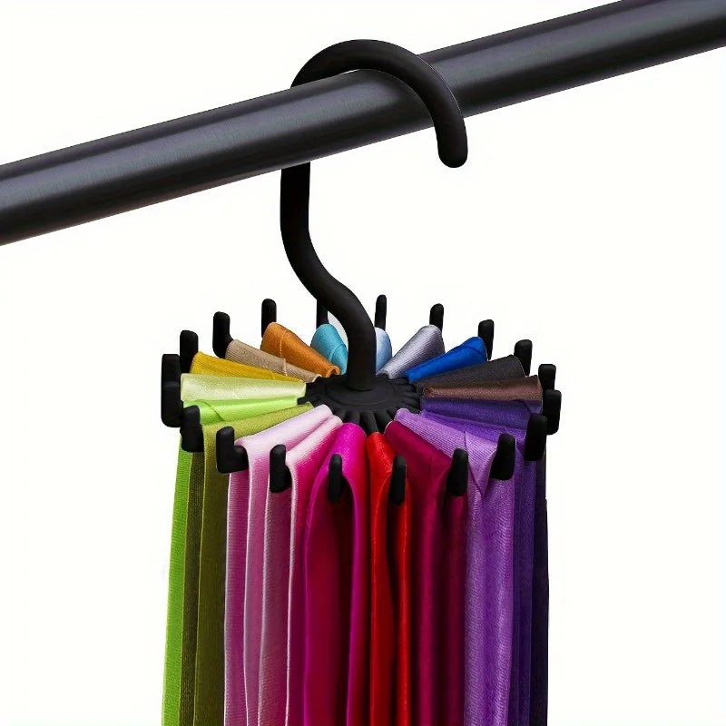 Rotatable 20-Claw Multi-Purpose Clothes & Accessory Hanger Clothes Hanger Organizer Babs