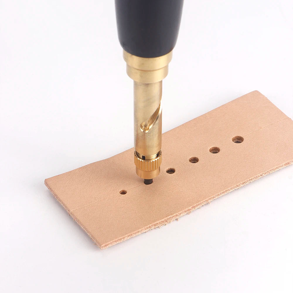 6-in-1 Leather Hole Punch Set | Interchangeable Heads DIY Tool Leather Hole Punch Babs