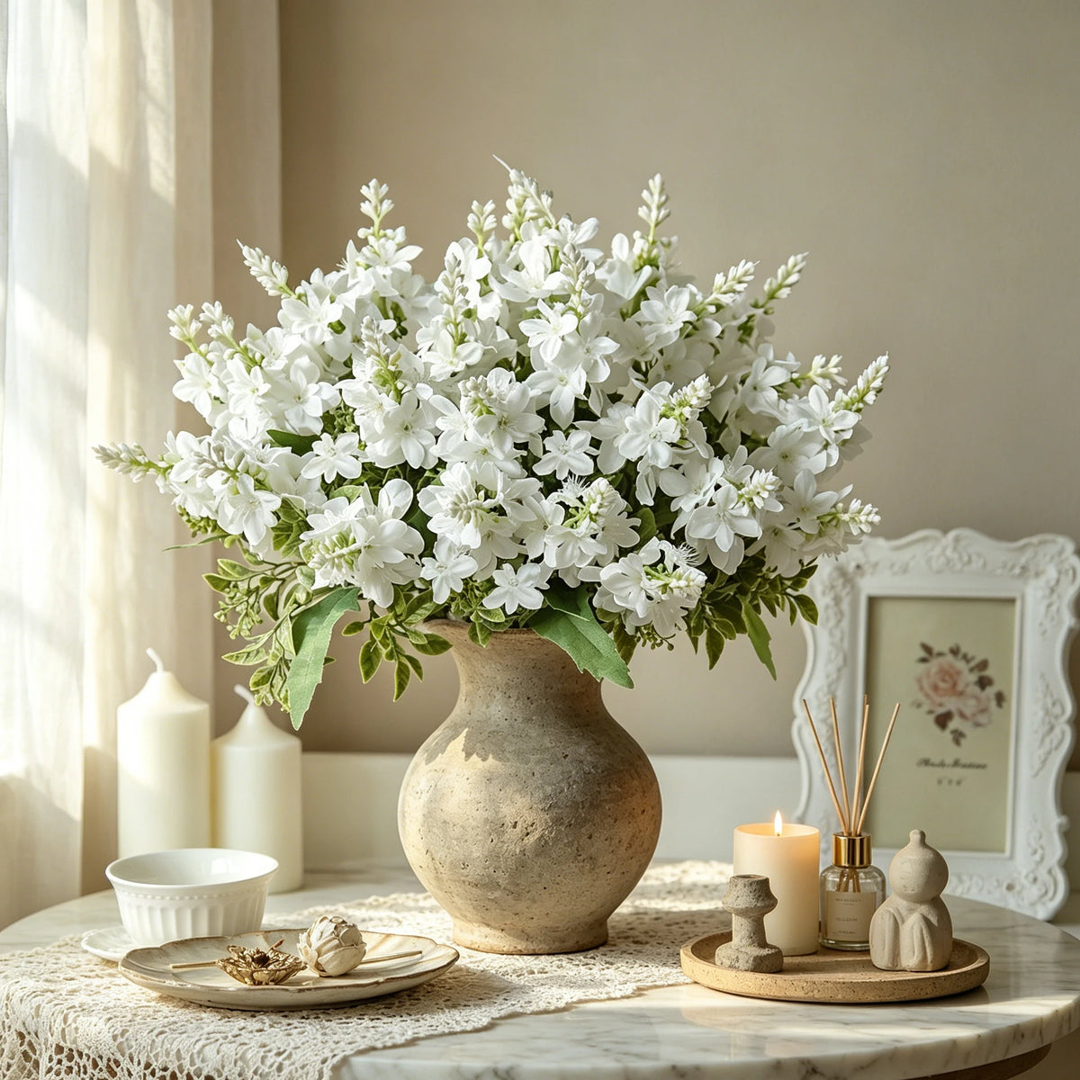 Silk Yucca Gloriosa Artificial Flowers for Wedding & Home Décor Artificial Silk Flowers Babs
