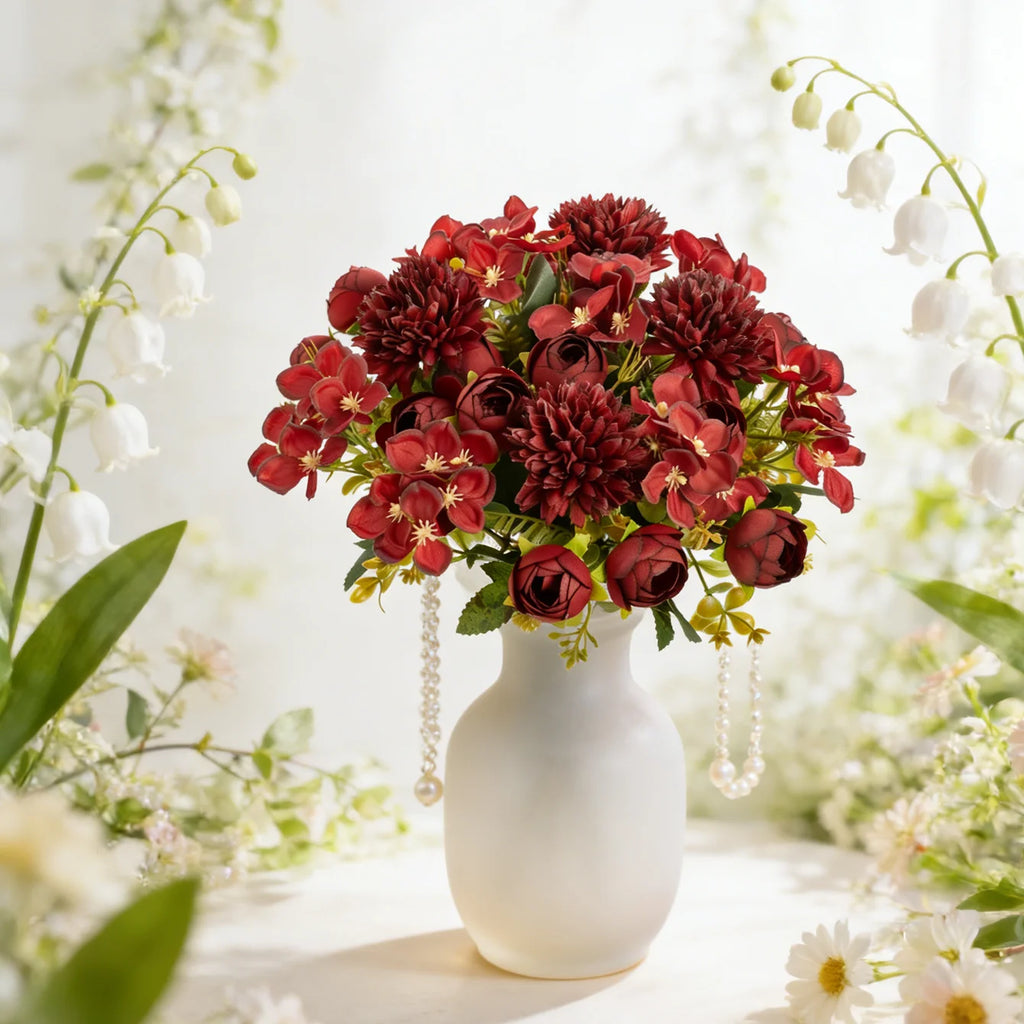 Artificial Hydrangea Silk Flowers – Home, Wedding & DIY Decor Artificial Silk Flowers Babs