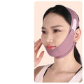 Adjustable V-Shape Face Lift Mask – Jawline Shaping Strap Face Shaping Mask Babs PURPLE