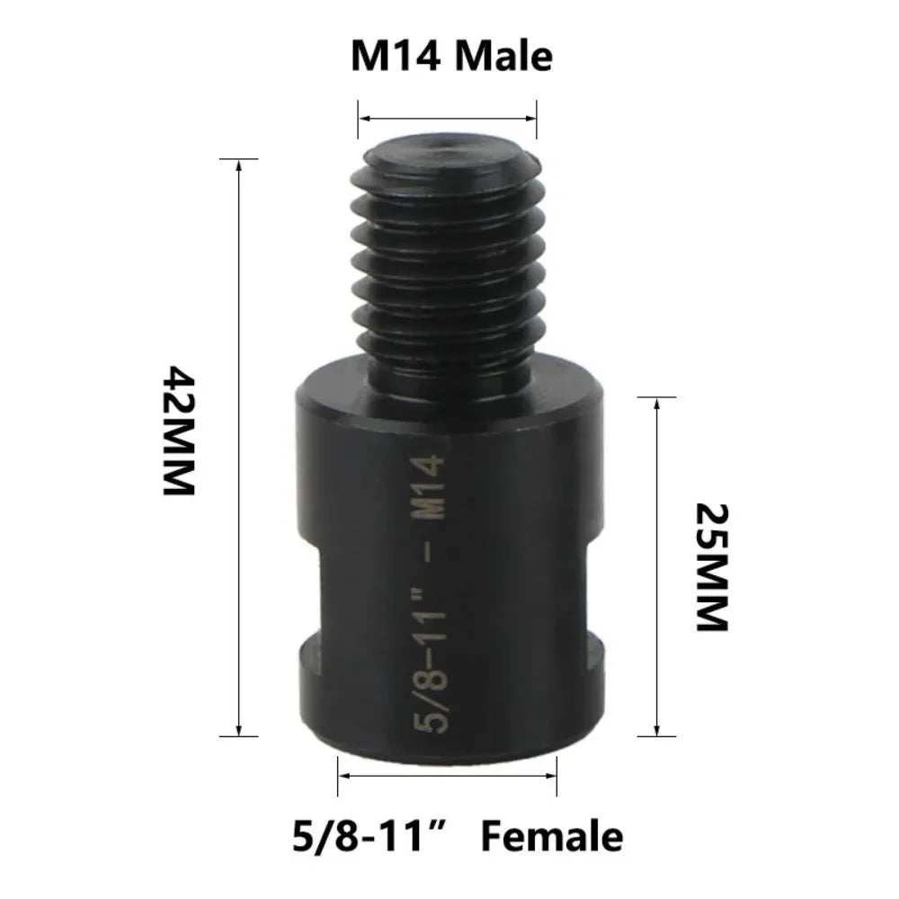 M14 M10 5/8-11 Angle Grinder Thread Adapter Converter Grinder Thread Adapter Babs 5-8-11- M 14