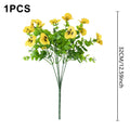 Silk Pansy Artificial Flowers – Wedding & Home Décor Artificial Silk Flowers Babs YELLOW 1 PC