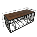 Luxury Vertical Metal Wine Rack – Modern Black Grid Holder Wine Rack Babs Black