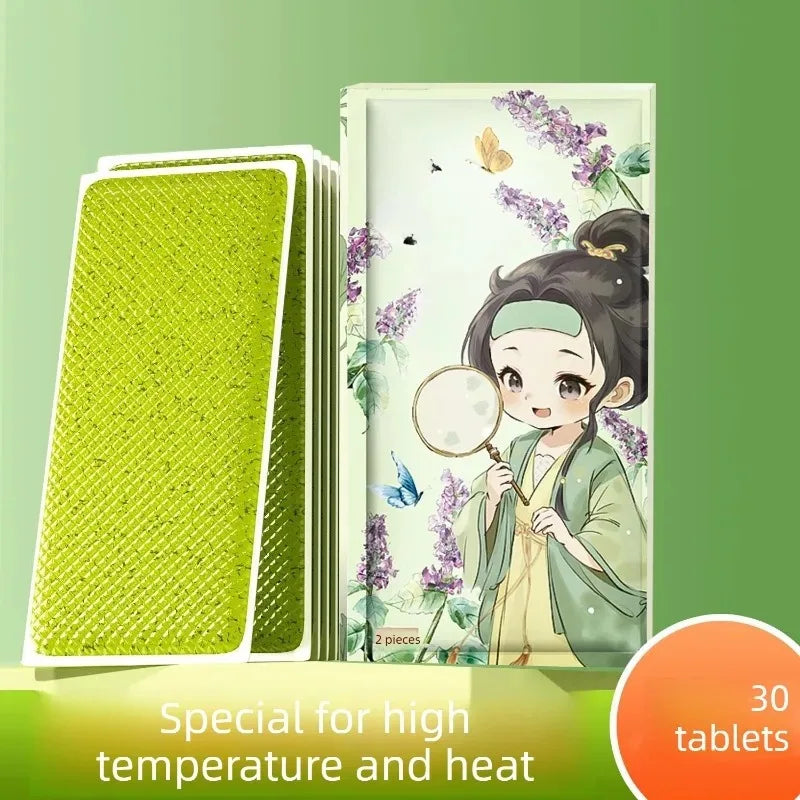 Herbal Extract Cooling Patches – Portable Body Cooling Sheets Herbal Cooling Patch Babs
