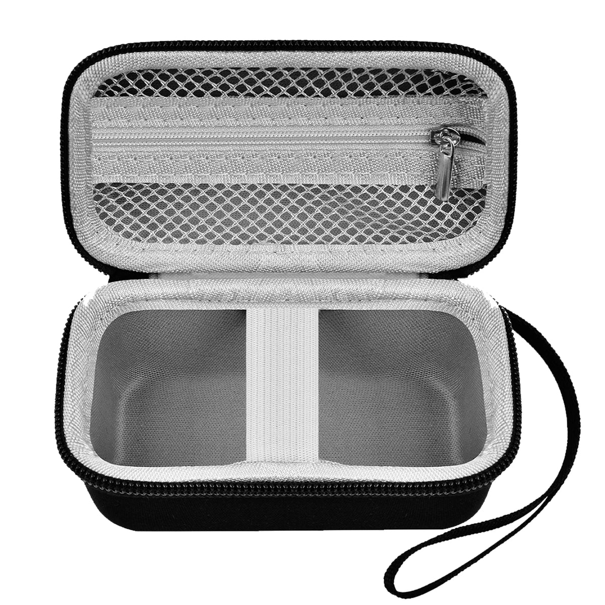 Portable Label Maker Storage Case – EVA Hard Shell Organizer Label Maker Case Babs black