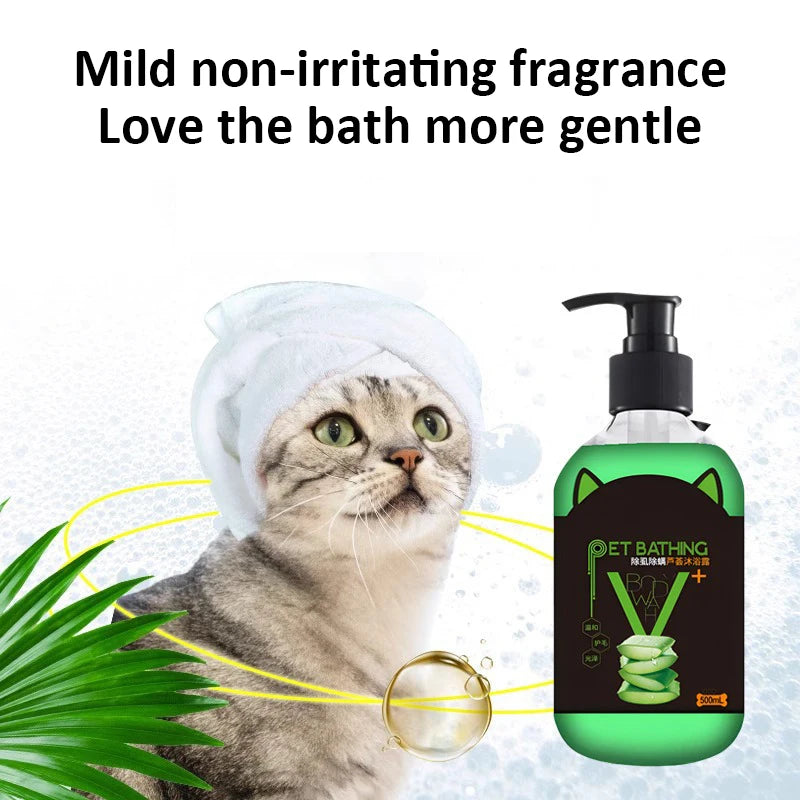 Pet Shampoo Shower Gel – Cat & Dog Deodorizing Hair Care Pet Shampoo Babs