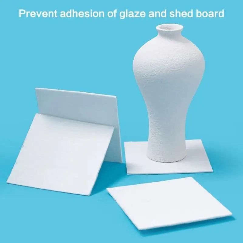 5-Pack Kiln Anti-Adhesion Pads | 1350°C Heat-Resistant Shelf Mat Kiln Shelf Pads Babs