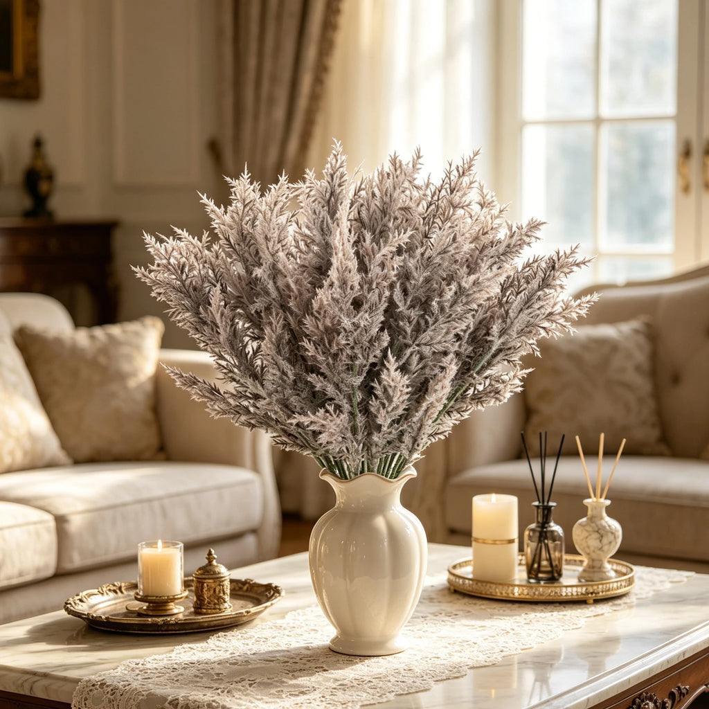 Artificial Silk Pine Cypress Leaves – DIY Wedding & Home Décor Artificial Greenery Sprigs Babs