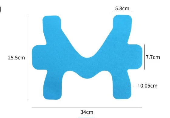 Pre-Cut Kinesiology Tape – Knee, Ankle & Joint Support Athletic Kinesiology Tape Babs