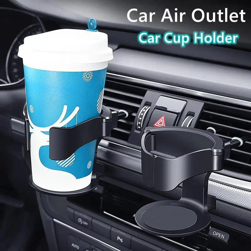 Car Air Vent Cup Holder – Clip-On Drink & Bottle Rack Car Cup Holder Babs