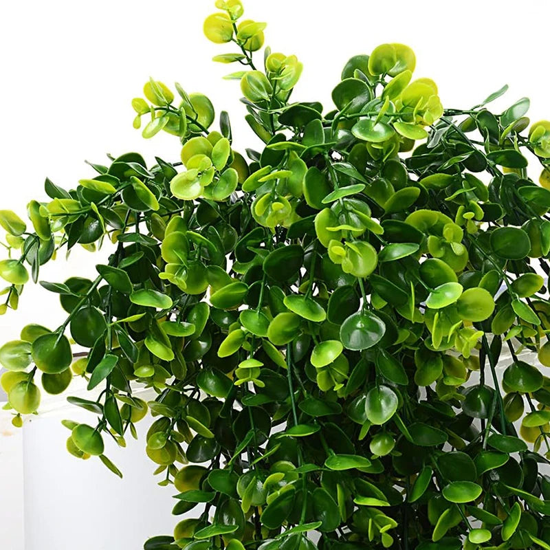 Artificial Eucalyptus Hanging Vine UV Resistant Faux Greenery Artificial Hanging Vine Babs