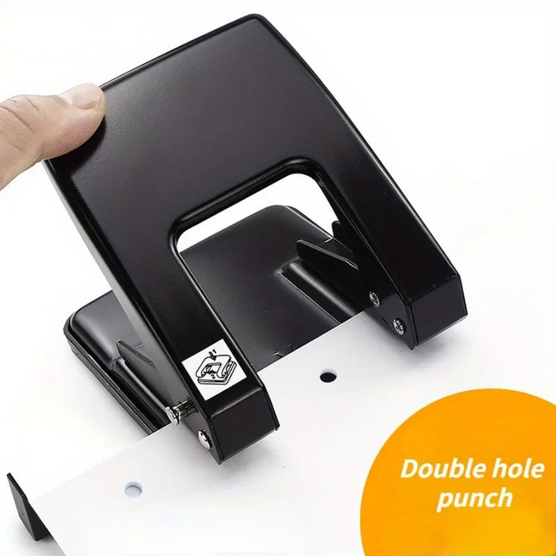 Double Hole Punch 6mm – 40 Sheet Capacity, 80mm Spacing Hole Punch Babs