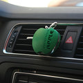 Apple-Shaped Car Air Freshener Vent Clip – Floral Fragrance Car Air Freshener Babs 1pc green Fragrance random