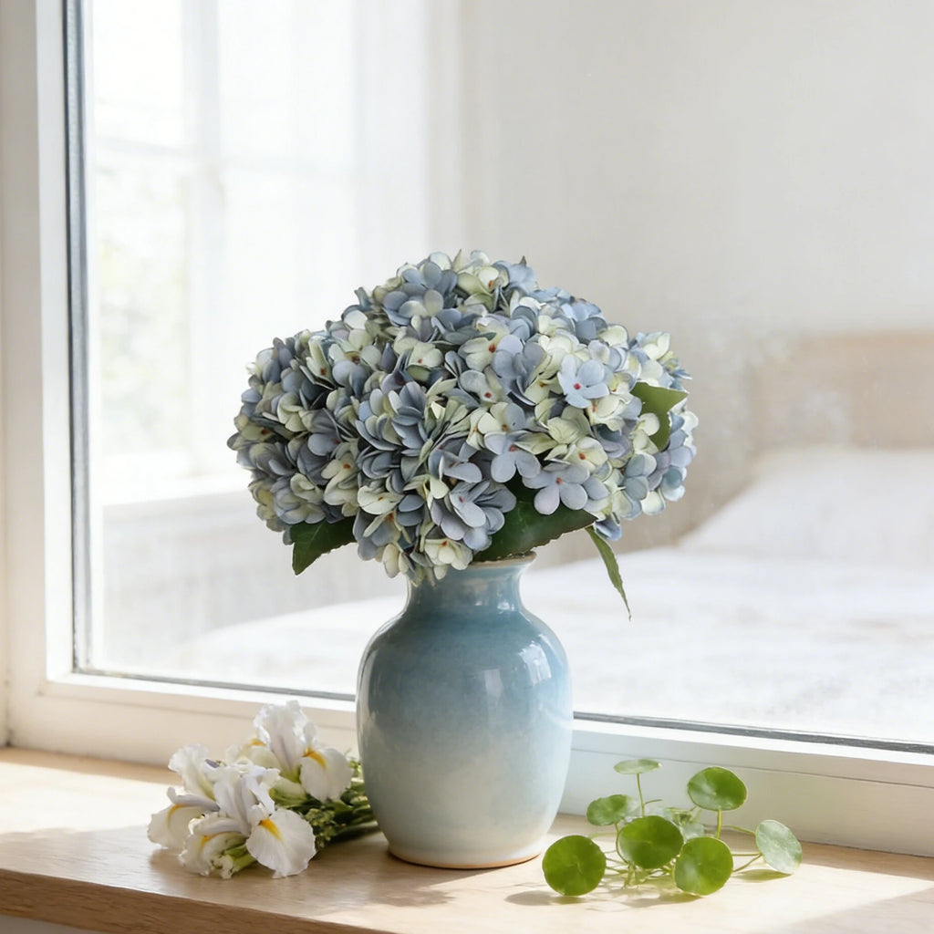 Artificial Silk Hydrangea Stems – Wedding & Home Décor Flowers Artificial Flowers Babs