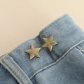 Adjustable Jeans Button Clips – No-Sew Waist Tightener Clothing Button Adjuster Babs G