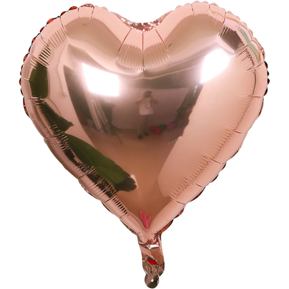 18" Star & Heart Foil Balloons for Parties & Weddings (5–50 pcs) Party Foil Balloons Babs A15 40Pcs