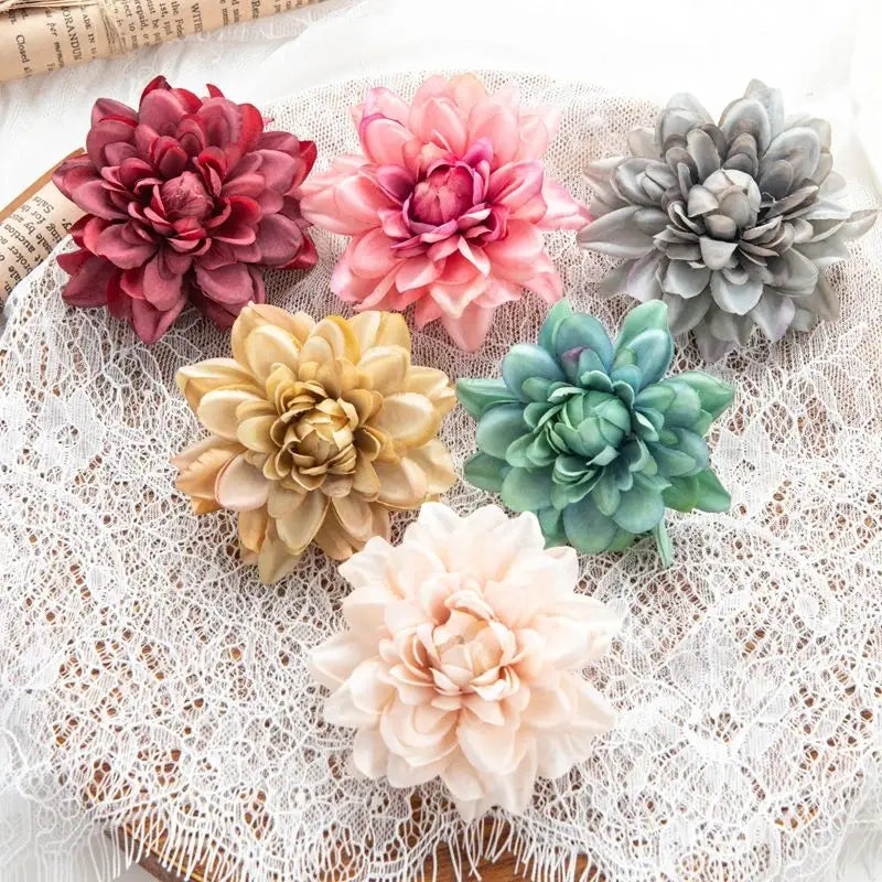 Silk Chrysanthemum Artificial Flower Heads – Wedding & Home Decor Artificial Flower Heads Babs