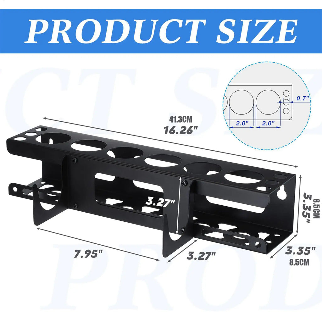 Wall Mount Caulk Tube Storage Organizer – Steel Rack Tool Storage Rack Babs