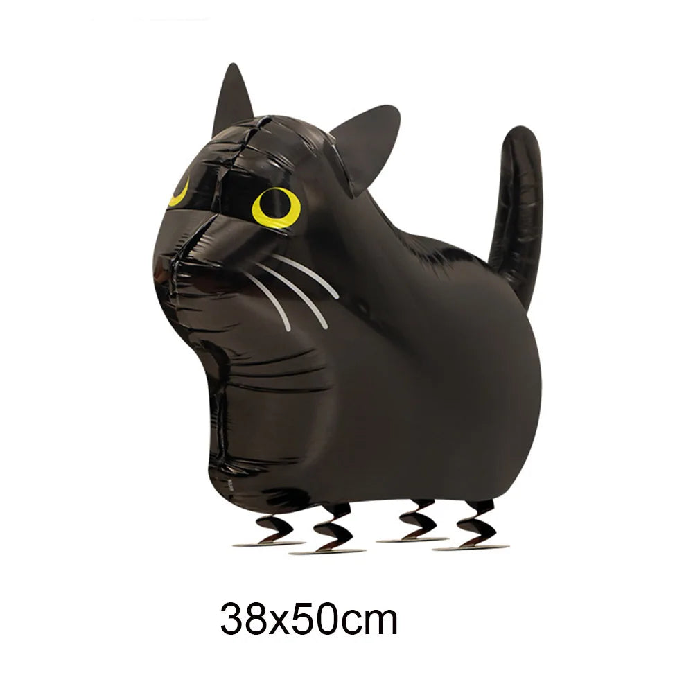 Farm & Jungle Animal Foil Balloons – Party & Baby Shower Decor Party Balloons Babs cat black As pictures show