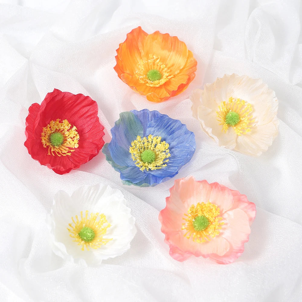 Silk Rose Flower Heads 10/20 Pcs – Wedding & DIY Decor Artificial Flower Heads Babs