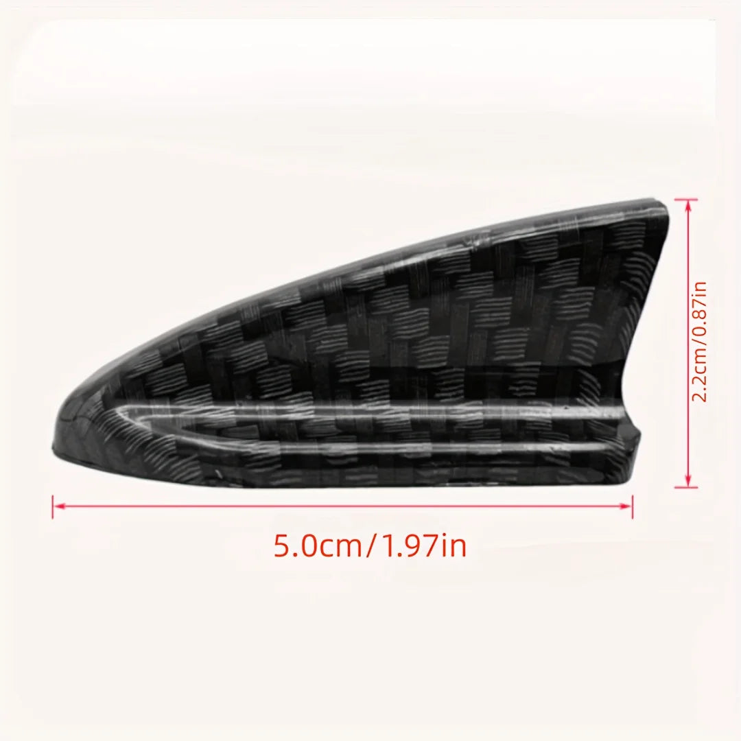 6PCS Shark Tail Self-Adhesive Car Roof Body Decorations Car Body Decoration Babs