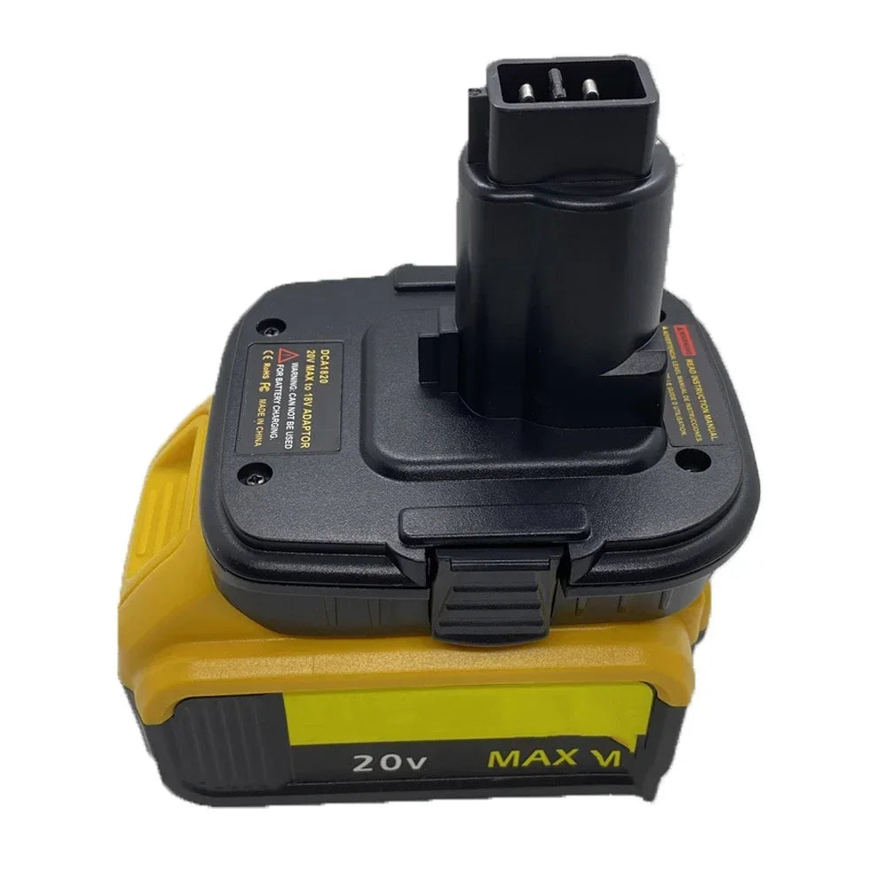 DCA1820 Battery Adapter for Dewalt 18V–20V Lithium Ion Tools Battery Adapter Babs
