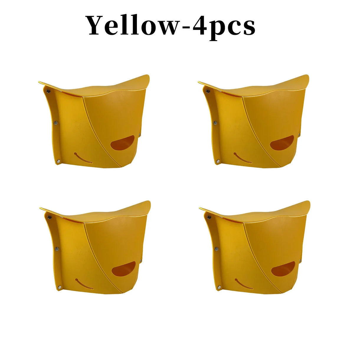 Ultralight Folding Camping Chair – Portable Picnic & Beach Stool Folding Camping Chair Babs Yellow 4PCS