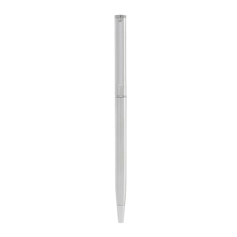 10-Pc Stainless Steel Ballpoint Pen Set – Twist-Top, Medium Nib Ballpoint Pen Set Babs