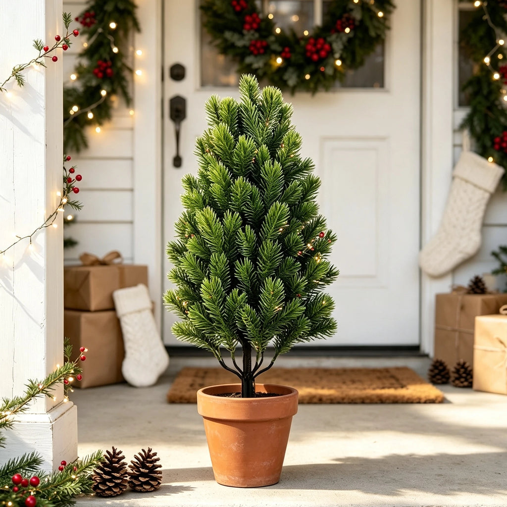 Artificial Christmas Pine Vine Wall Hanging Decor – 1/3pcs Artificial Plant Decor Babs