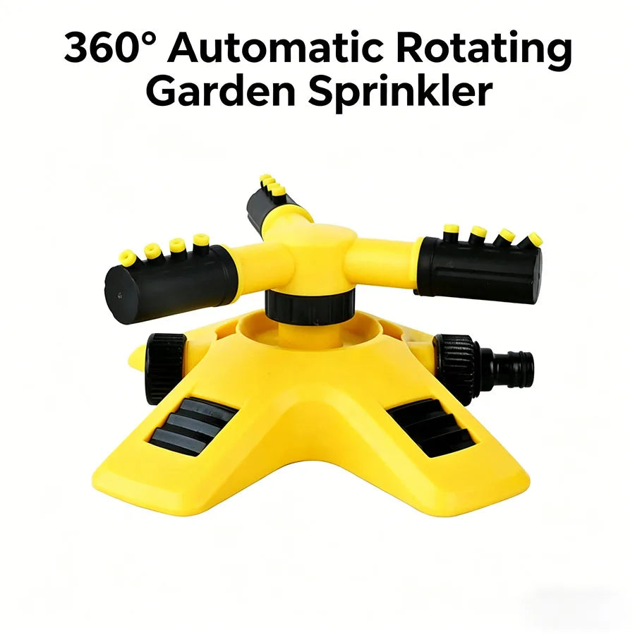 360° Rotating 3-Way Garden Sprinkler Head | Auto Irrigation Garden Sprinkler Head Babs