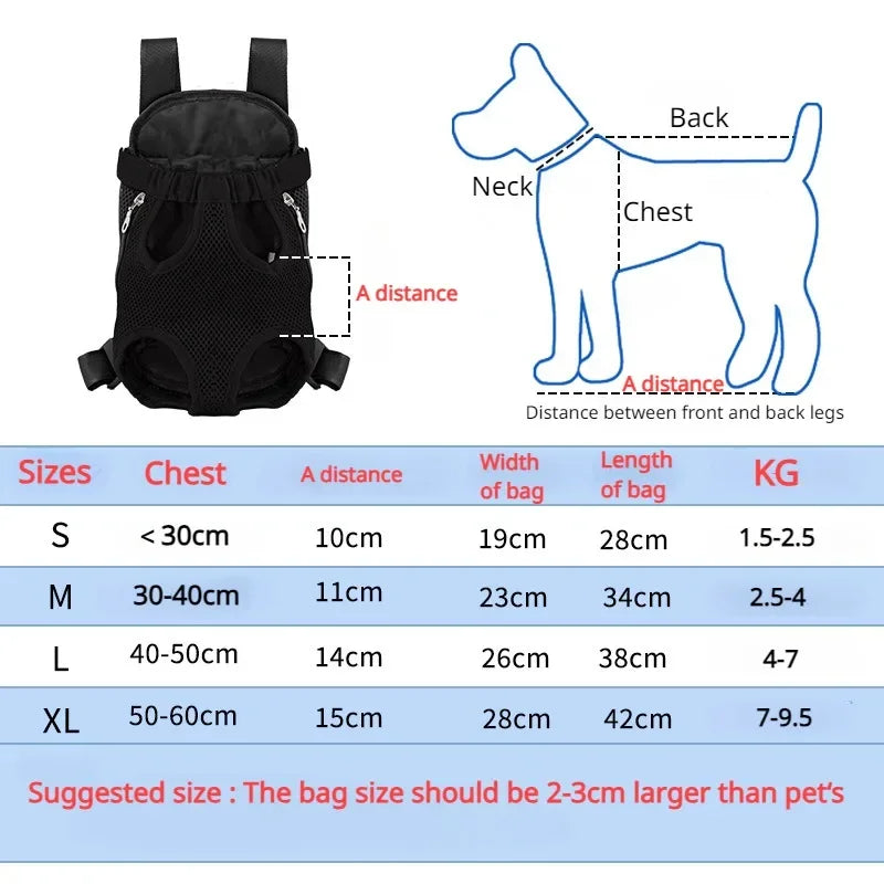 Breathable Mesh Pet Carrier Backpack – Small Dogs & Cats Pet Carrier Backpack Babs