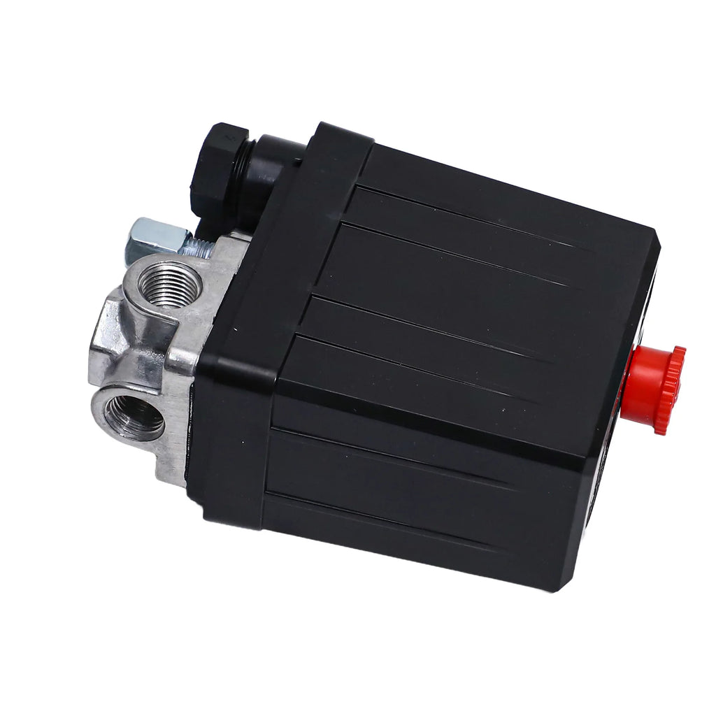 Air Compressor Pressure Switch 90-120 PSI 240V 4-Port Manifold Pressure Switch Valve Babs