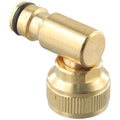 Brass Swivel Elbow Quick Connector 3/4" BSP Female Garden Hose Tap Garden Hose Connector Babs Default Title